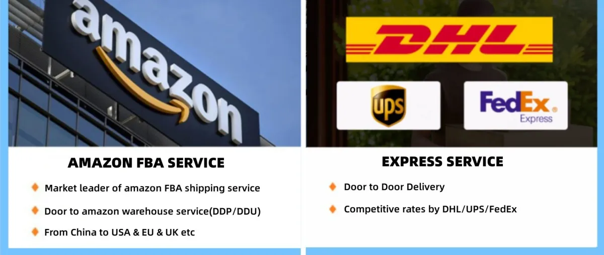 amazon shipping air express dhl ups fedex