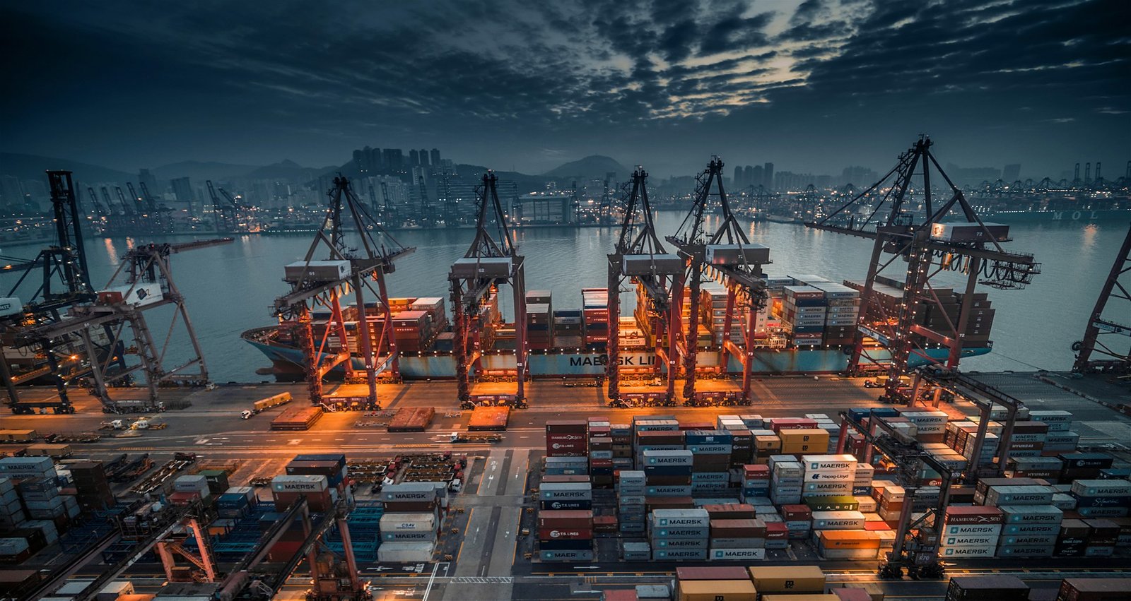 International container port in China
